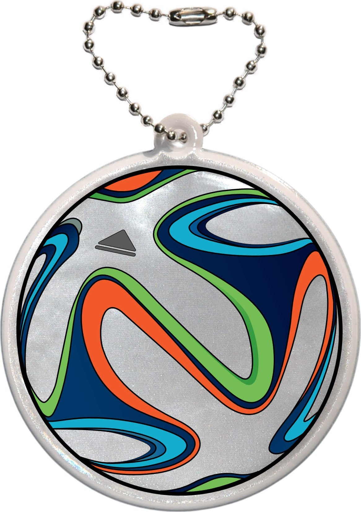 Breloczek Insafe Brelok breloczek gadżet odblaskowy odblask zawieszka piłka