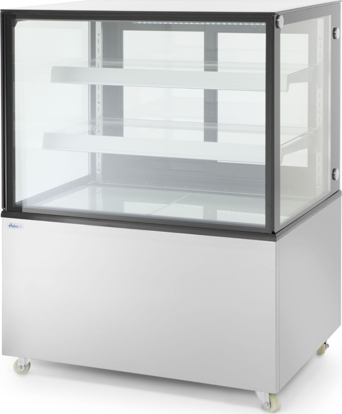 Witryna chłodnicza ARKTIC Witryna chłodnicza cukiernicza 2-półkowa jezdna LED 510L Witryna chłodnicza cukiernicza 2-półkowa jezdna LED 510L