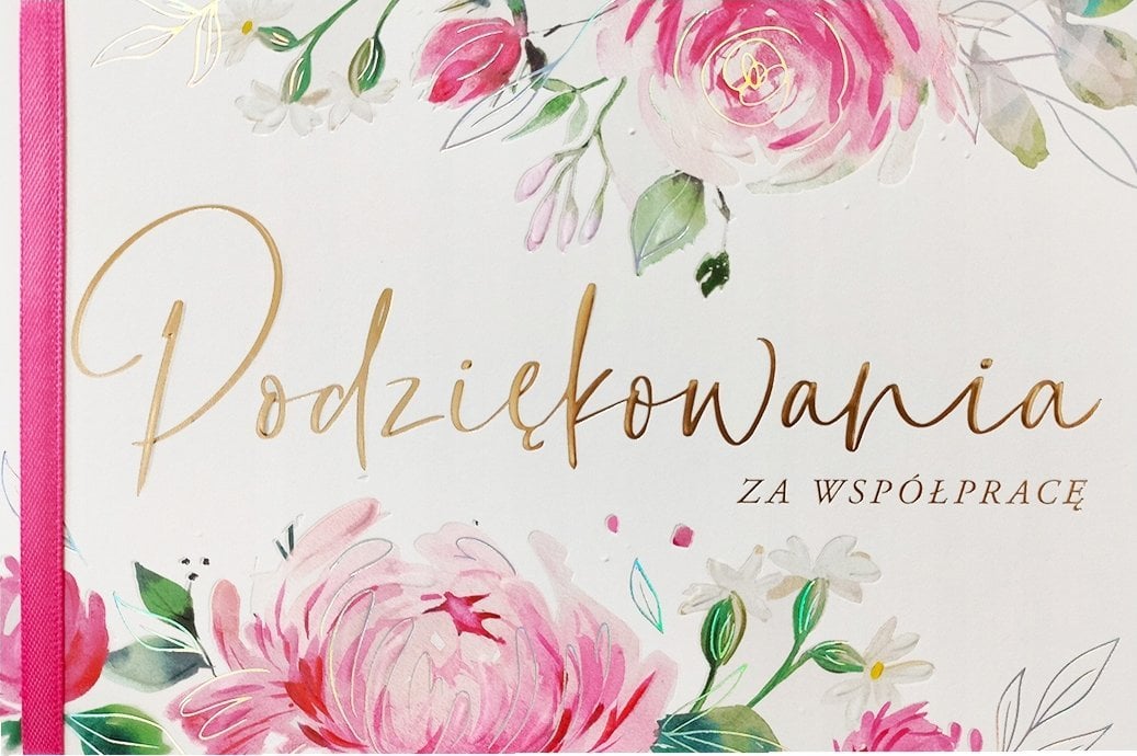 Pan Dragon Karnet B6 Podziękowania