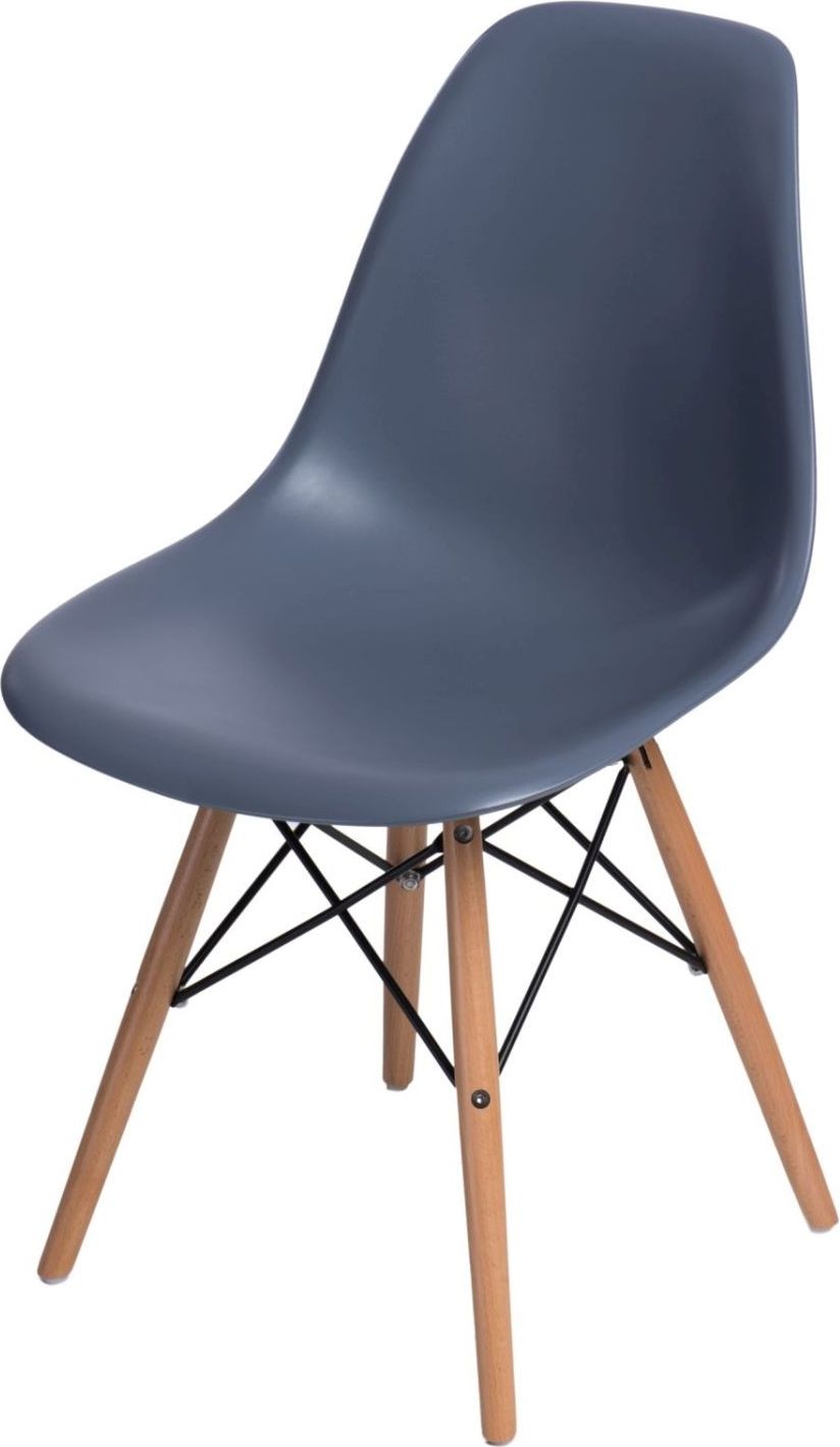D2 Design Krzesło P016W PP ciemnoszare (80386)