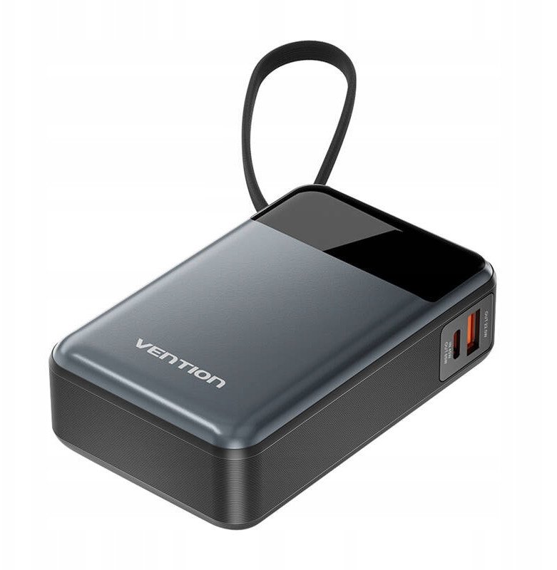 Powerbank Vention USB-C 20000mAh 65W FHYB0 (czarny)