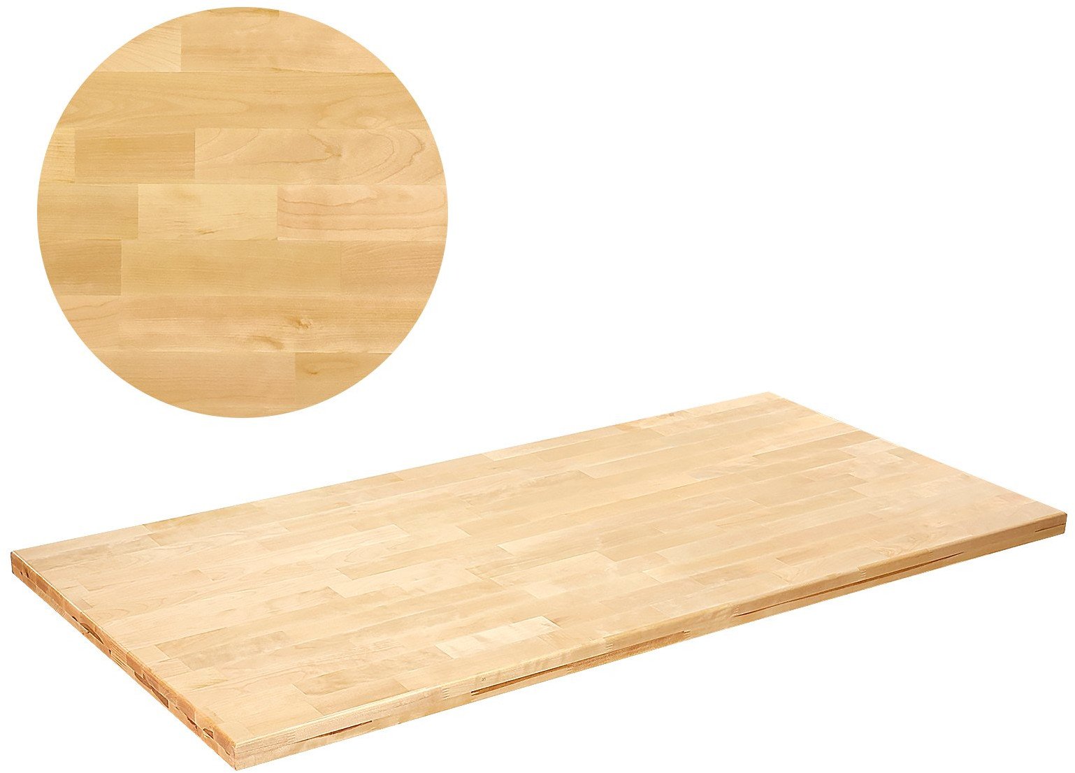 Blat Biurka z Litego Drewna 120 x 75 cm