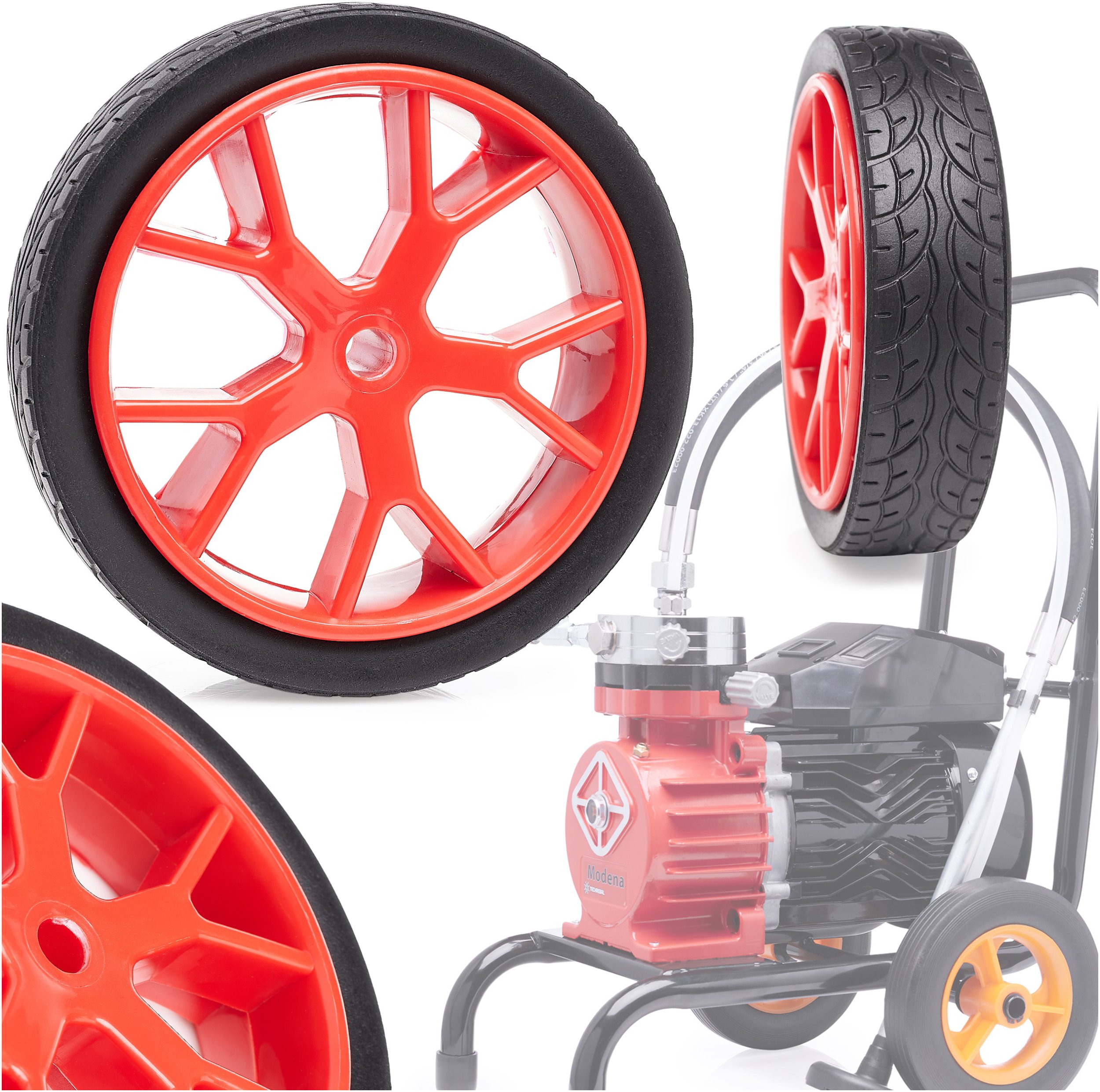 Koła z Oponami do Agregatu Malarskiego Natryskowego Techrebal Modena 1100