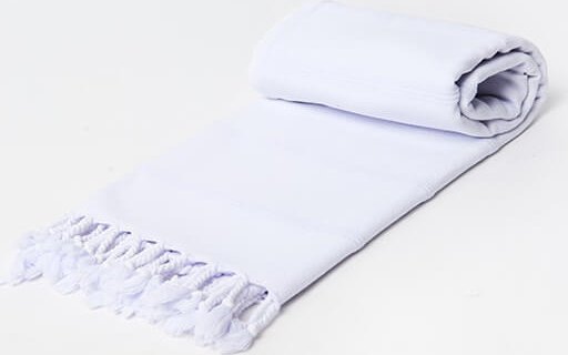 Yeye Ręcznik hammam STONE WASH 100% bawełna YEYE Biały