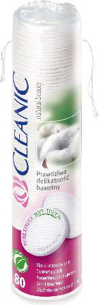 Cleanic Płatki kosmetyczne Pure Effect Okrągłe 80szt