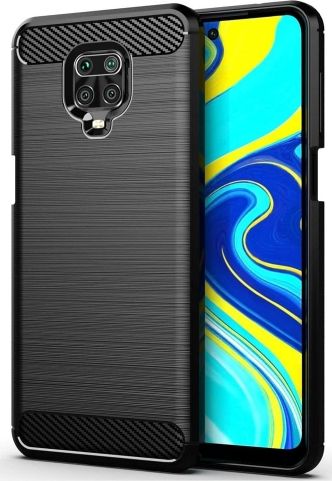 Carbon Case Etui do Xiaomi Redmi Note 9S Czarne