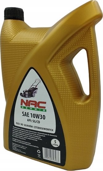 NAC LAWNMOWER OIL 10W30 5L 4-STROKE