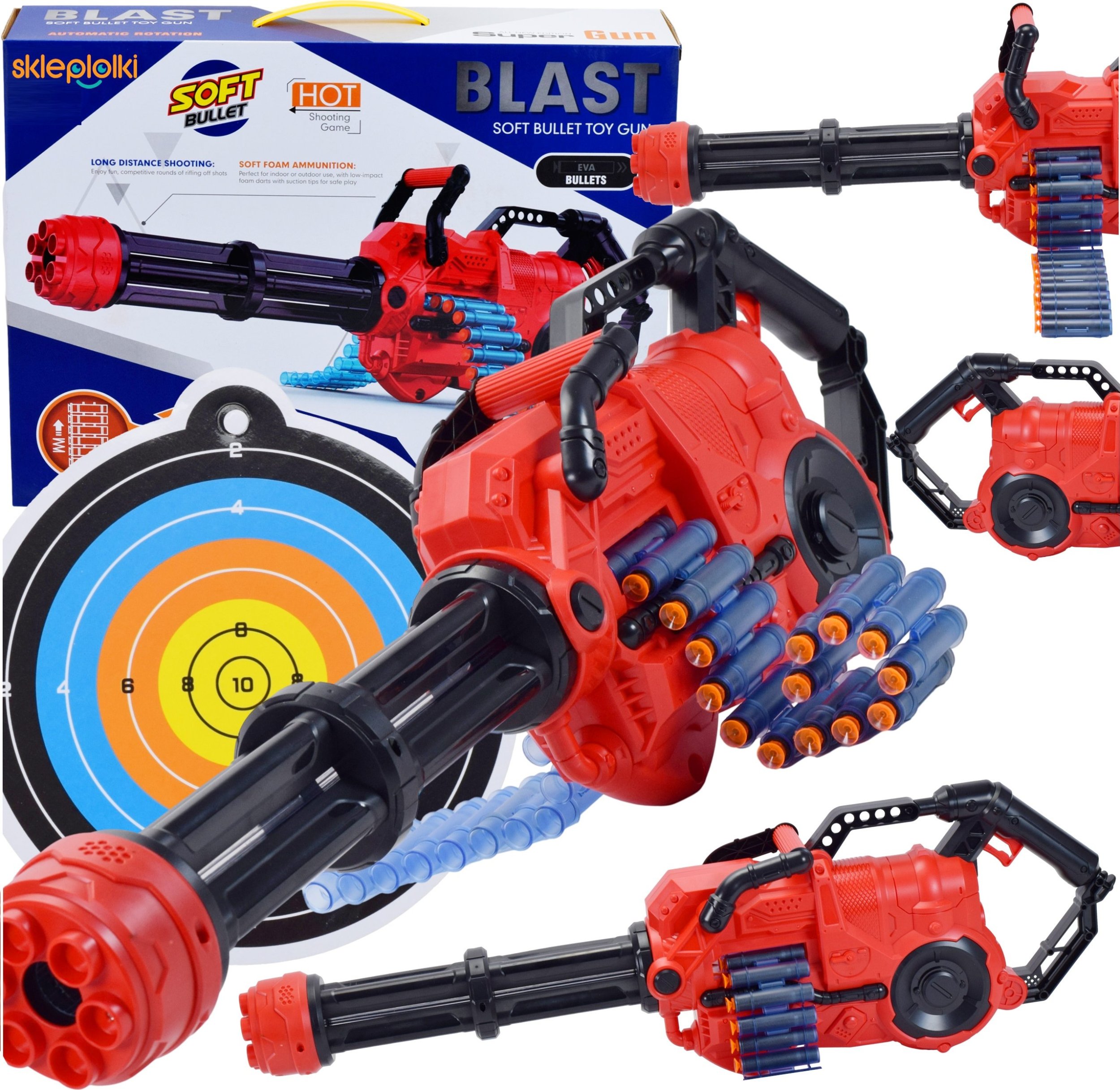 Skleplolki BEZPIECZNA AUTOMATYCZNA WYRZUTNIA KARABIN NA MIĘKKIE POCISKI AKUMULATOR