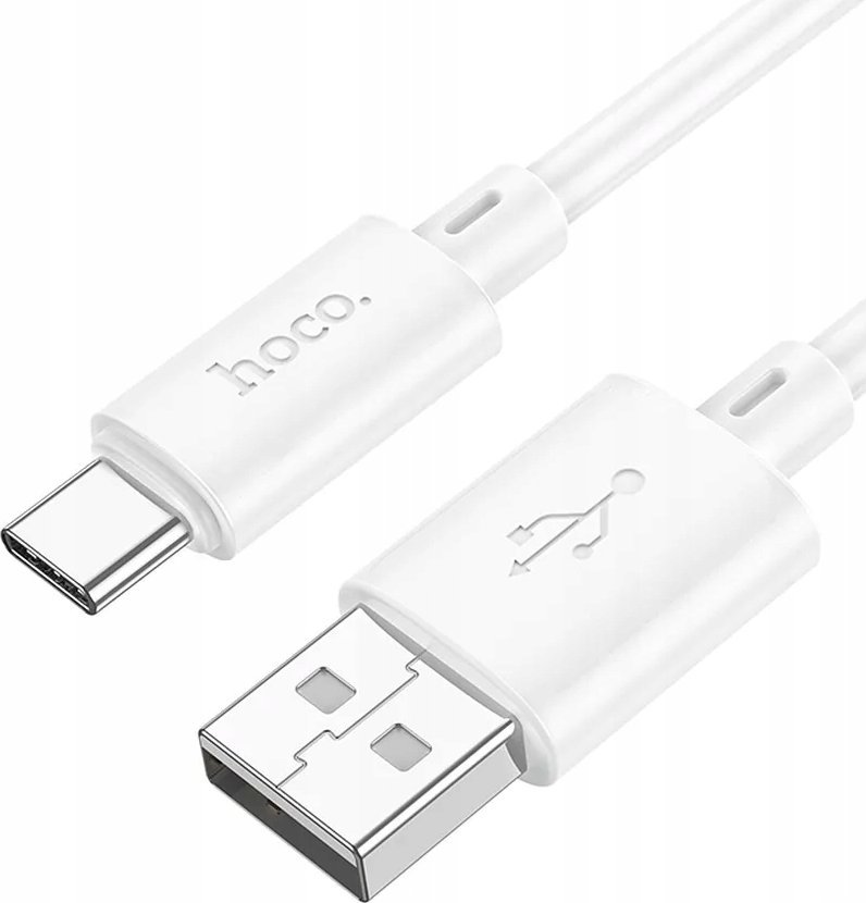 Kabel USB Hoco USB-A - microUSB 1 m Biały (X88Am white)