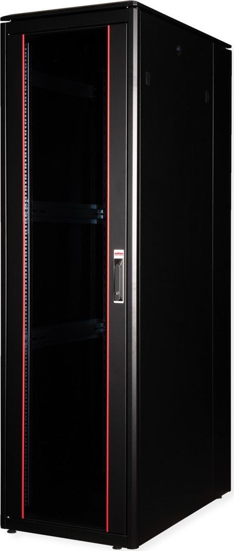 Szafa Roline ROLINE Netzwerkschrank Pro 48,26cm 19Zoll 42 HE 600x1000 BxT Glast�r schwarz