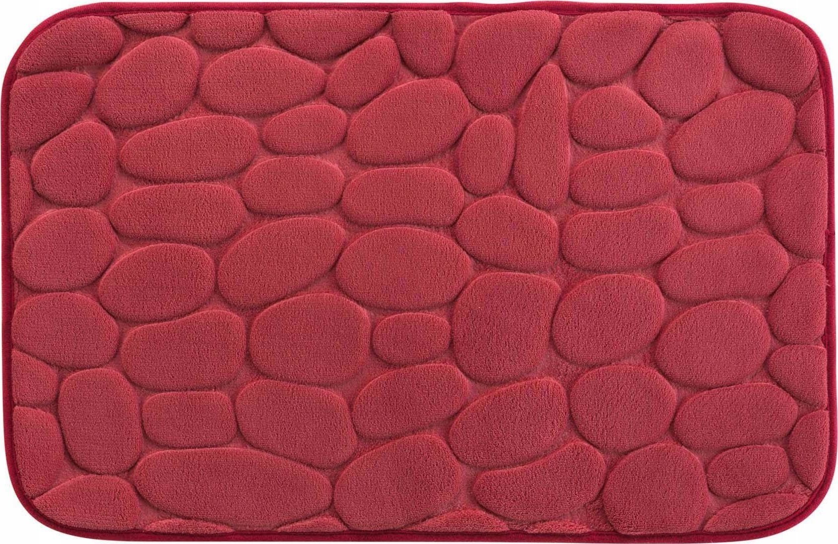 Douceur d`Interieur Dywanik łazienkowy 60x40cm czerwony