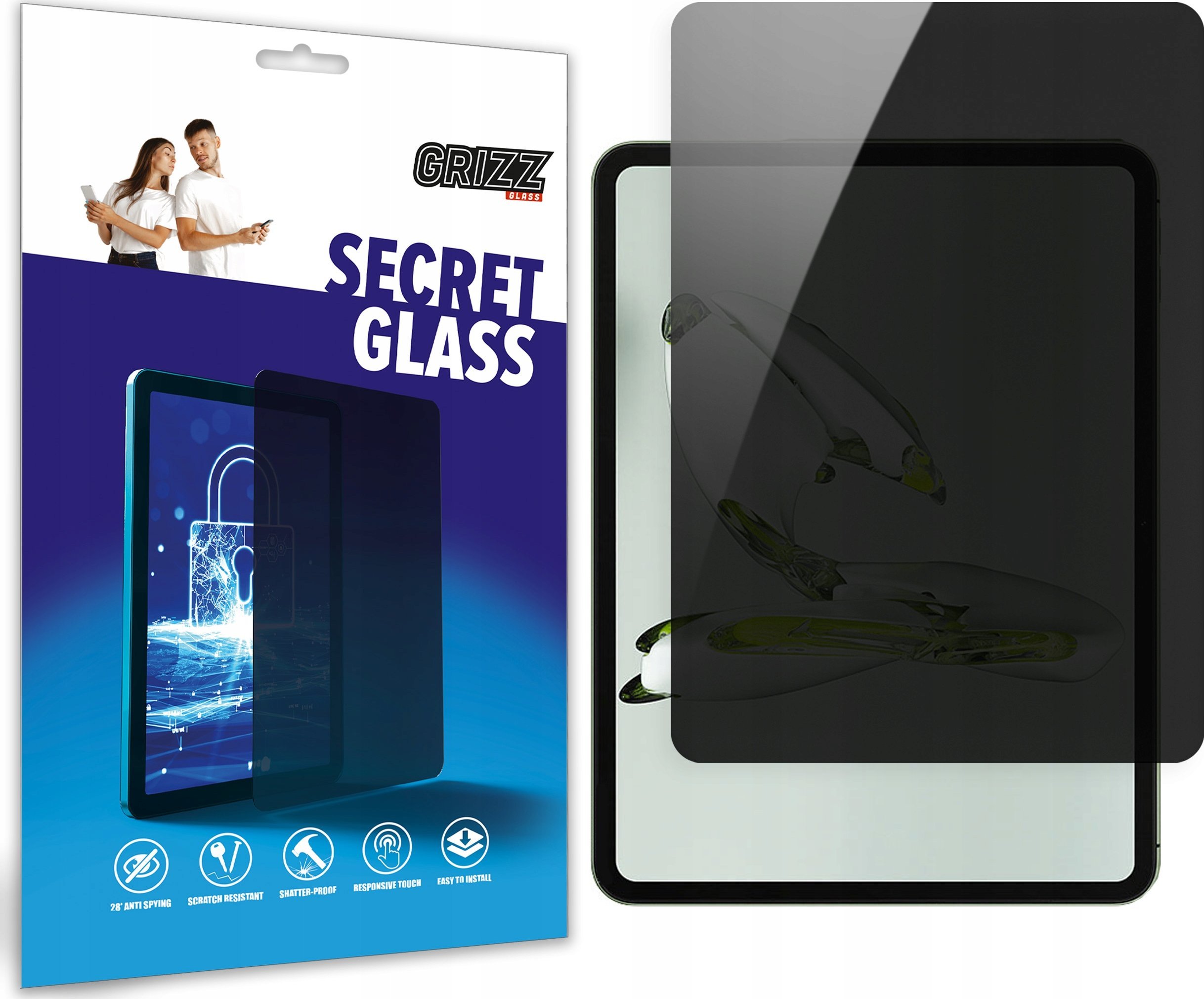 GrizzGlass Szkło prywatyzujące GrizzGlass SecretGlass do OnePlus Pad Go