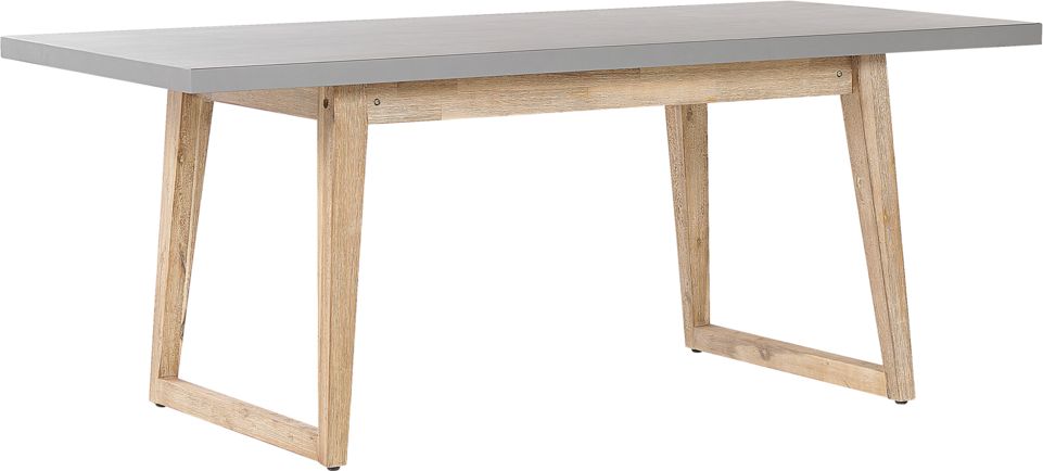 Shumee Stół ogrodowy imitacja betonu szary ORIA