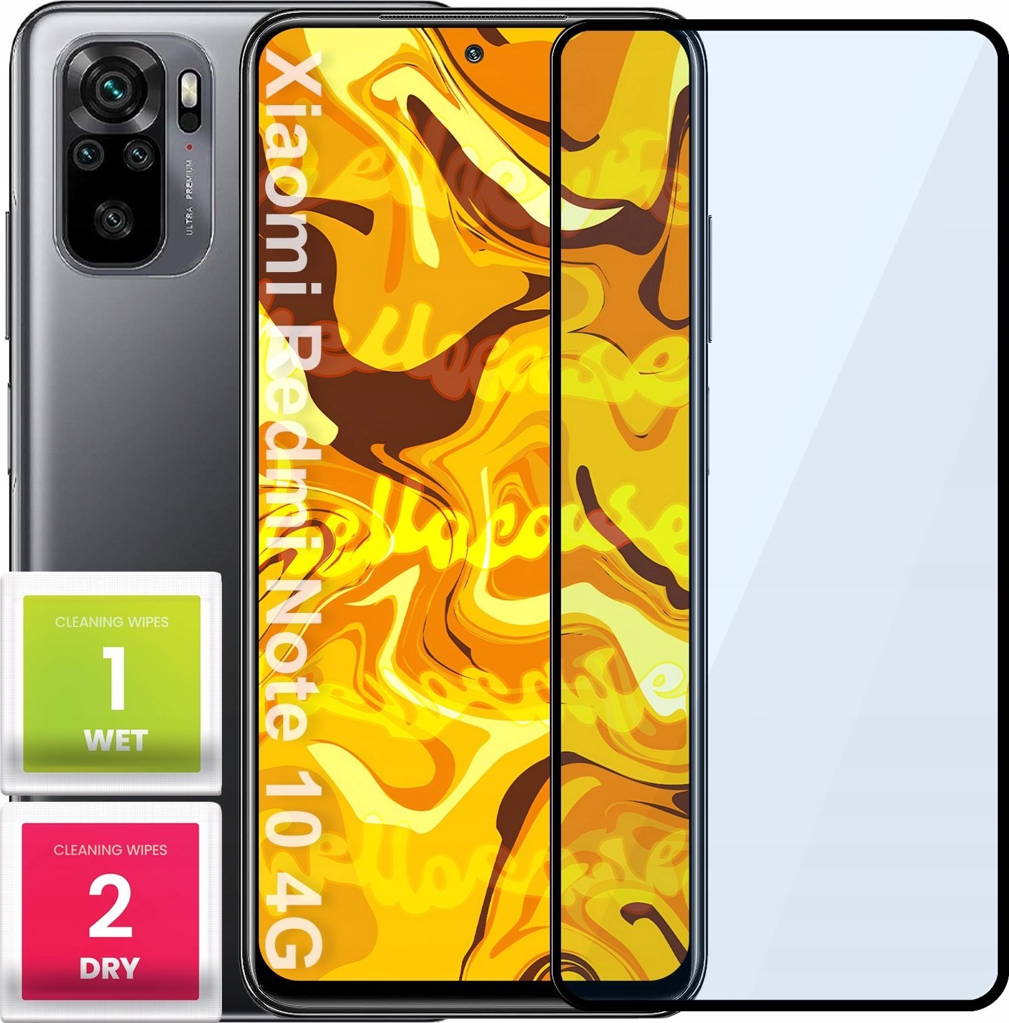 Hello Case SZKŁO HARTOWANE DO XIAOMI REDMI NOTE 10 4G PEŁNE NA CAŁY EKRAN SZKIEŁKO 5D