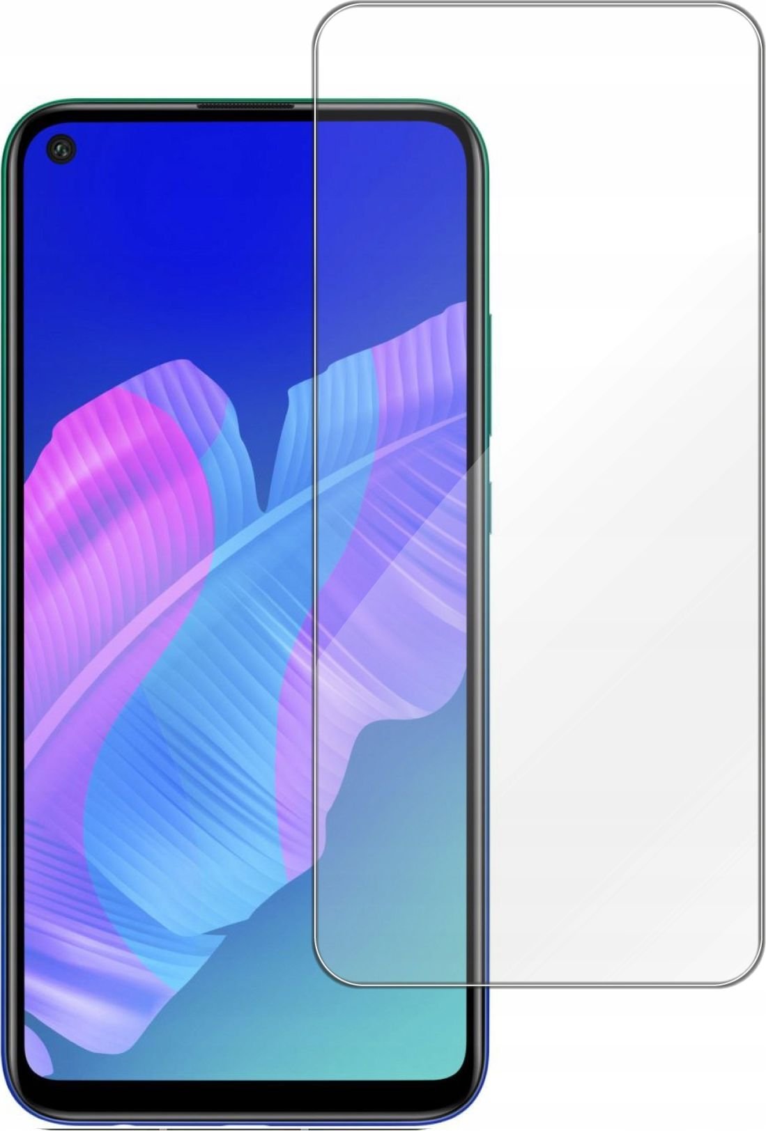 etumi Szkło Hartowane 9H Do Huawei P40 | Szybka Na Ekran Szkiełko Ochronne Na Ekran Twarde Płaskie Przód / Ochrona Matrycy Telefonu Glas0045