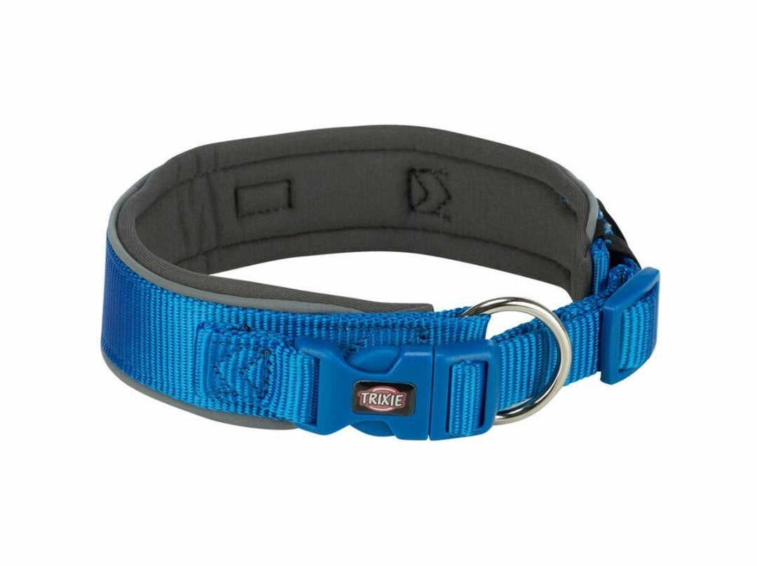 Obroża dla psa Trixie Premium Grafit Kobaltowy S/M 33-42 cm