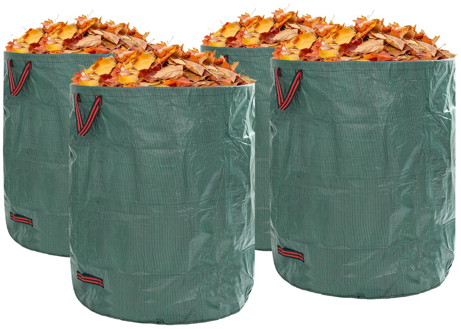 vidaXL Worek na Odpady Zielony Polipropylen 79 x 79 x 99,5 cm Składany