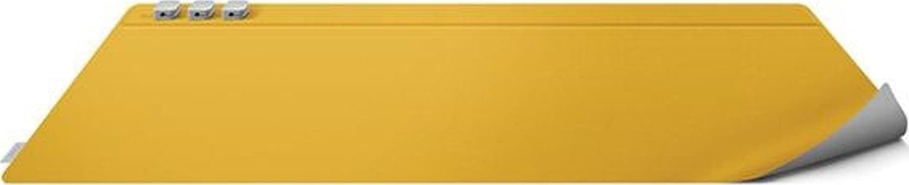 Uniq UNIQ Hagen dwustronna magnetyczna podkładka na biurko żółto-szary/canary yellow-chalk grey