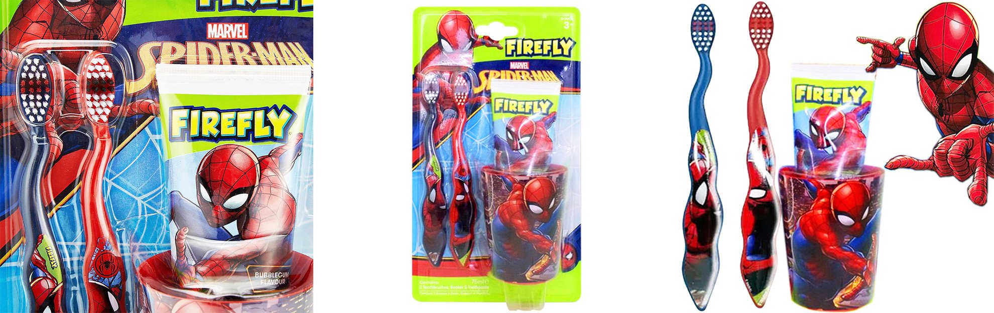 Firefly Marvel Spiderman Zestaw Dentystyczny Dla Dzieci