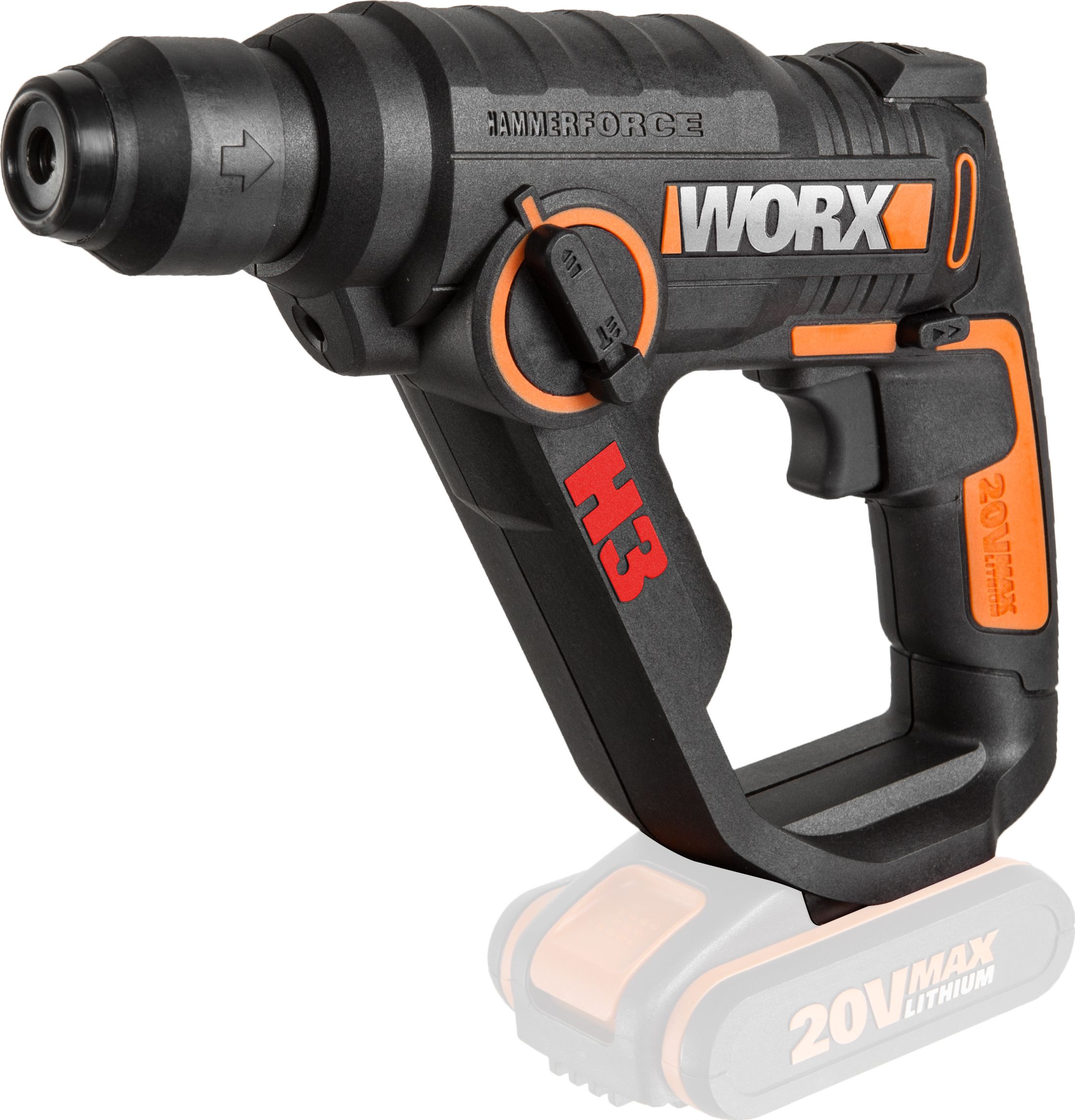 Młotowiertarka Worx WX390.9 20 V