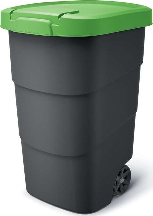 Kosz na śmieci Prosperplast zielony 90L (NBWB90-362C)