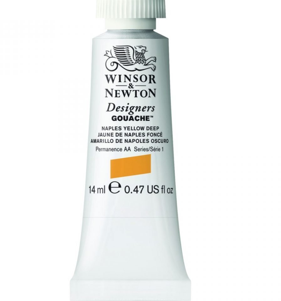 Designers Gouache 14ml Naples Yellow Deep 425