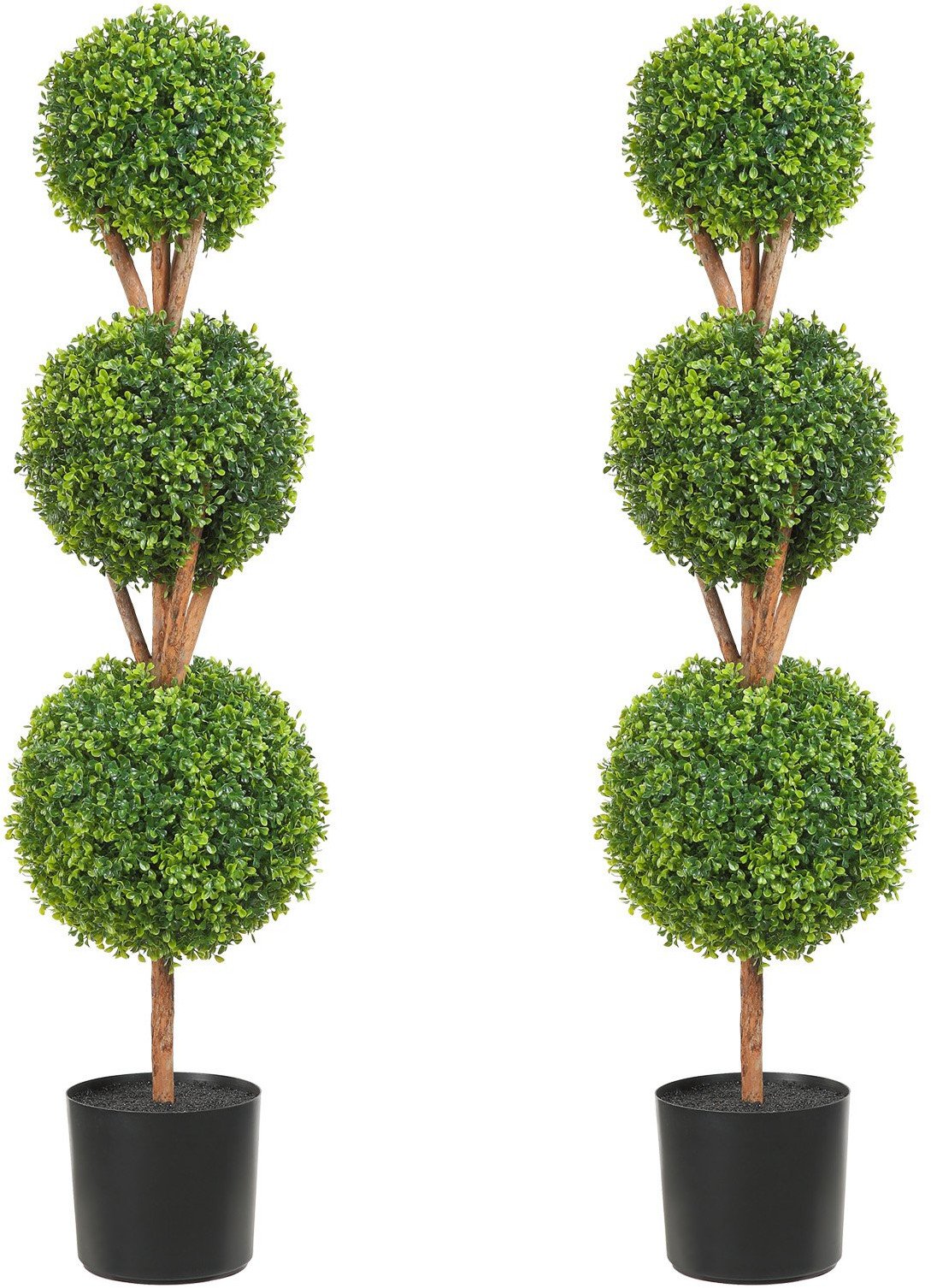 Sztuczna roślina sztuczny bukszpan topiary 2 szt