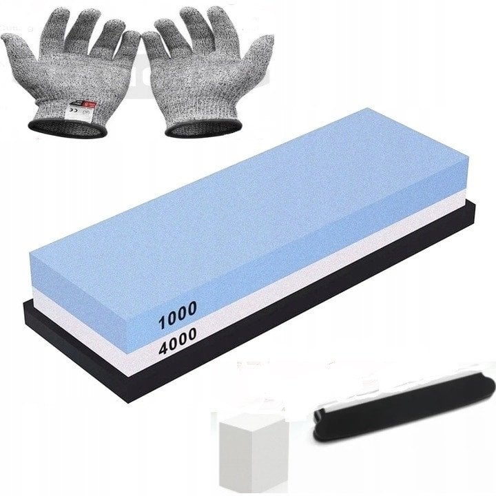 KAMIENIE DO OSTRZENIA NOŻY TOPORU OSTRZAŁKA OSEŁKA ZESTAW DO NOŻY 1000/4000