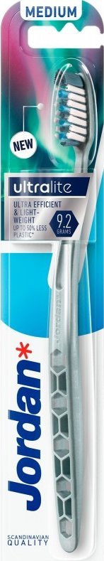 Orkla Jordan Ultralite Szczoteczka do zębów - medium 1szt - mix kolorów