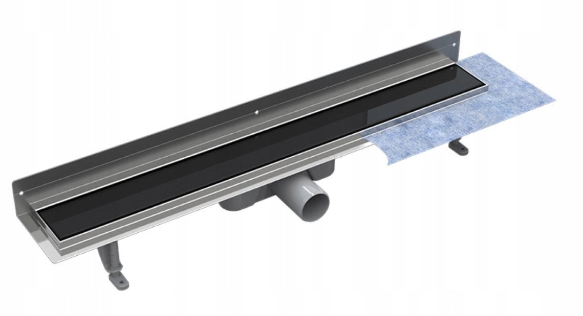 VIRGO NEXT BLACK ODPŁYW LINIOWY 90