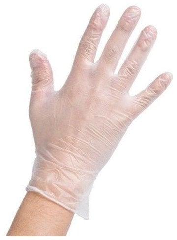 VINYL GLOVES POWDER FREE L 100PS