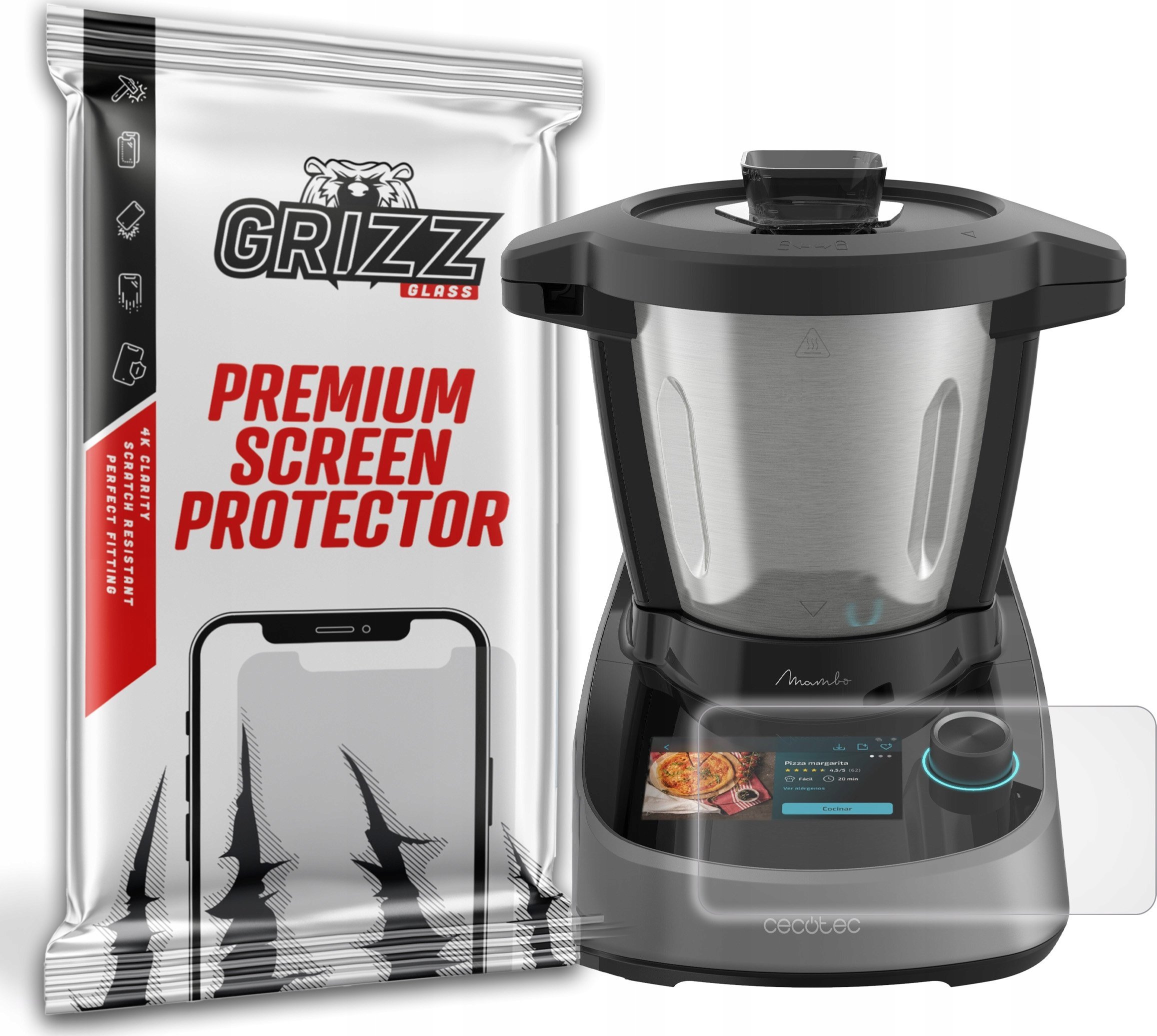 GrizzGlass Folia matowa GrizzGlass PaperScreen do Cecotec Mambo Touch 1600W