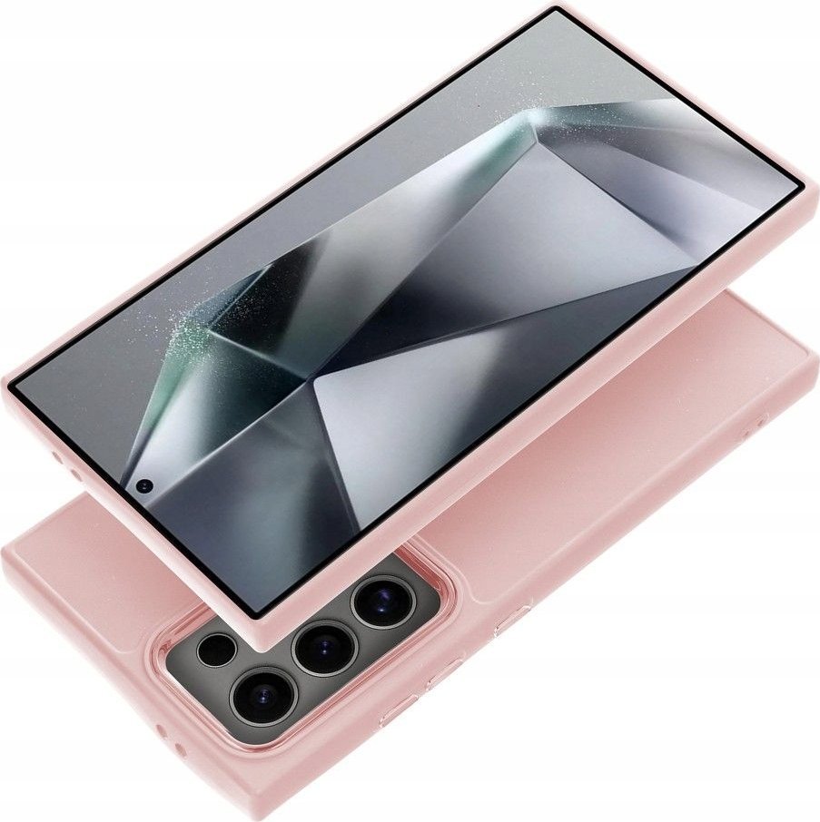 OEM Futerał FRAME do SAMSUNG S24 FE pudrowy róż