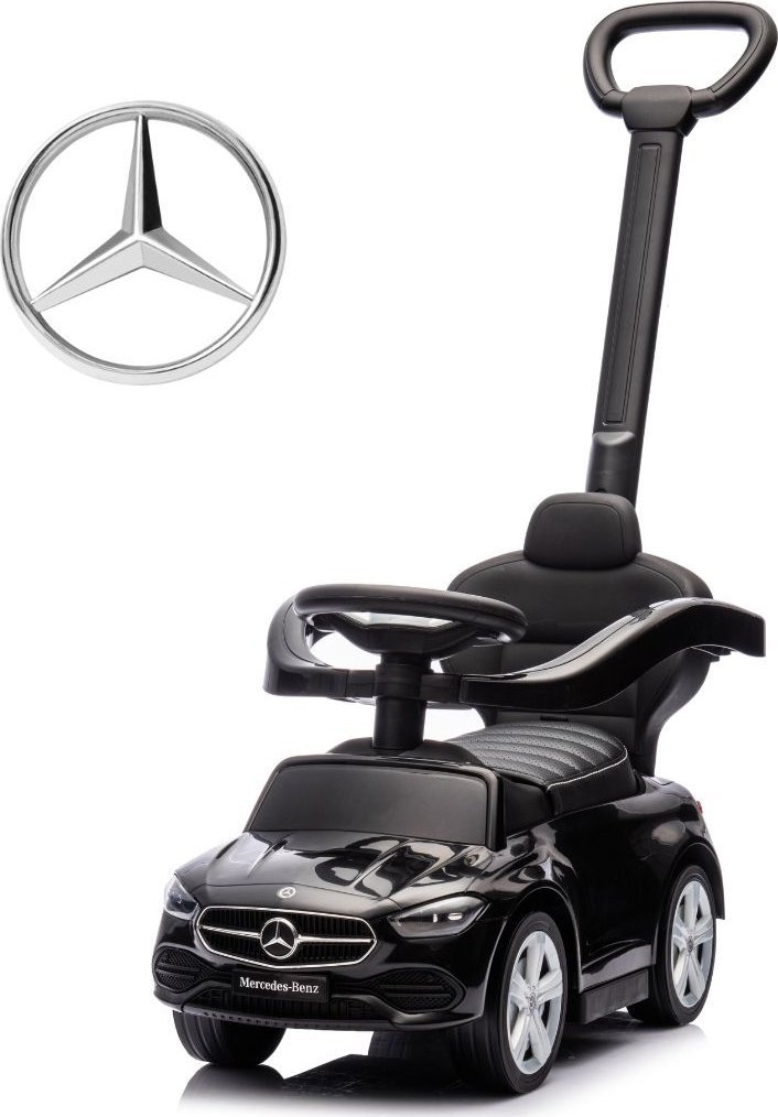 Milly Mally Milly Mally Pojazd z rączką MERCEDES C-Class Deluxe Black