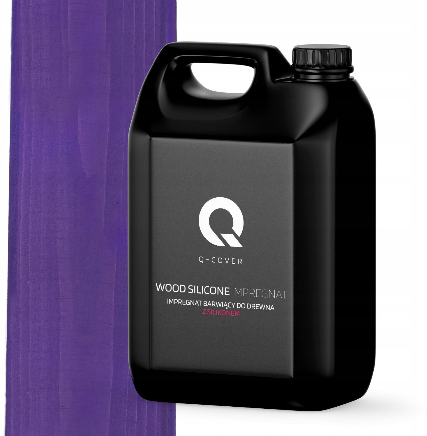 IMPREGNAT BARWIĄCY DO DREWNA Z SILIKONEM 2w1 ALTANA KOLOR FIOLETOWY 5L