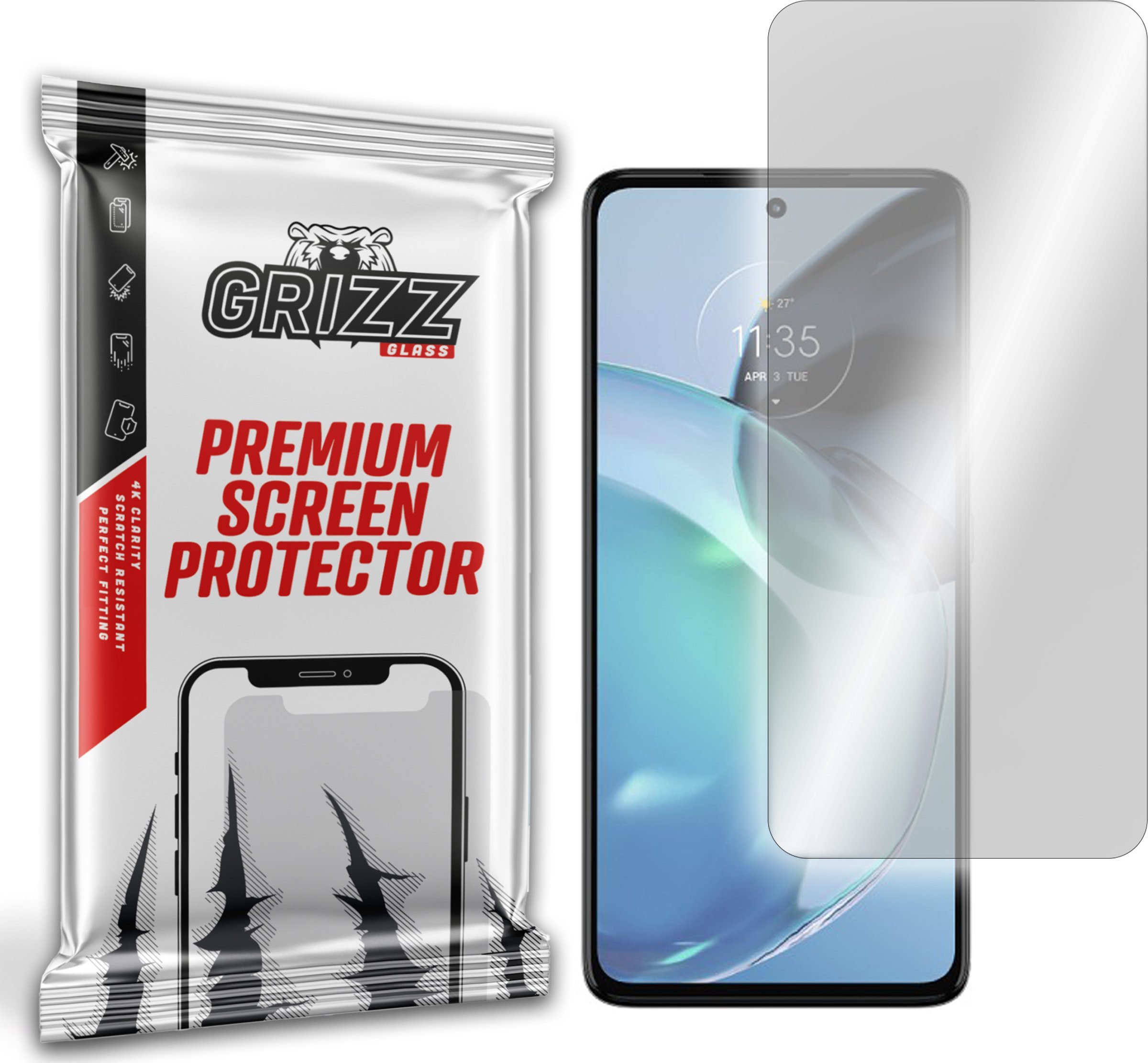 GrizzGlass Szkło hybrydowe Grizz Motorola Moto G72