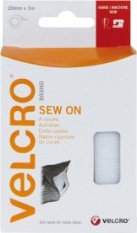 Velcro VELCRO rzep do szycia z haczykami i pętelkami 20 mm x 5 m biały