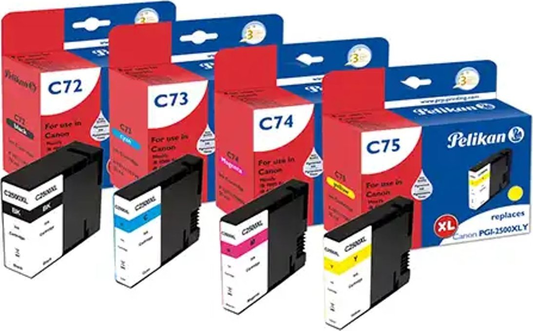 Pelikan Pelikan 4950680 nabój z tuszem 4 szt. Zamiennik Czarny, Cyjan, Purpurowy, Żółty