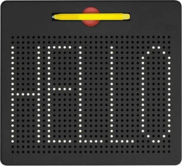 Aptel Magnetyczna TABLICA z 714 Kulkami dla Dzieci + pisak czarna DA56