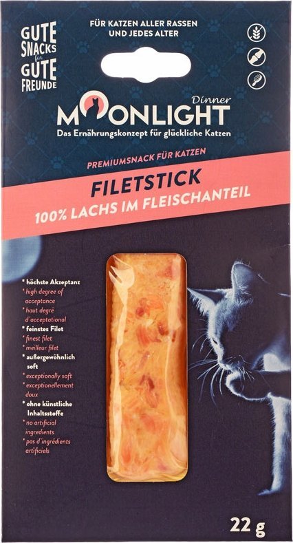 Moonlight Filet z Łososia-przysmaki dla kota 22 g