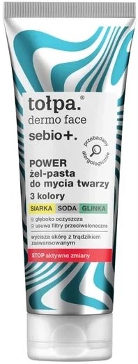 Tołpa Dermo Face Sebio+ Power Żel-pasta do mycia twarzy 100ml