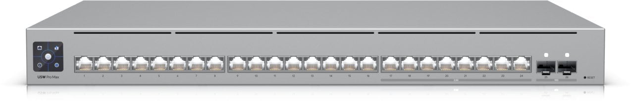 UBIQUITI USW-PRO-MAX-24-EU UNIFI 24 PORT MULTI-GIGABIT SWITCH WITH LAYER3 FEATURES AND ETHERLIGHTING