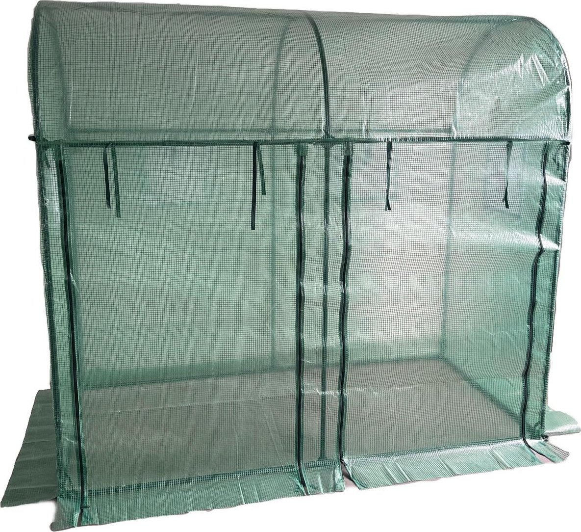 Saska Garden SZKLARNIA TUNEL OGRODOWY DWA WEJŚCIA DO POMIDORÓW I OGÓRKÓW 200x100x180CM ZIELONY