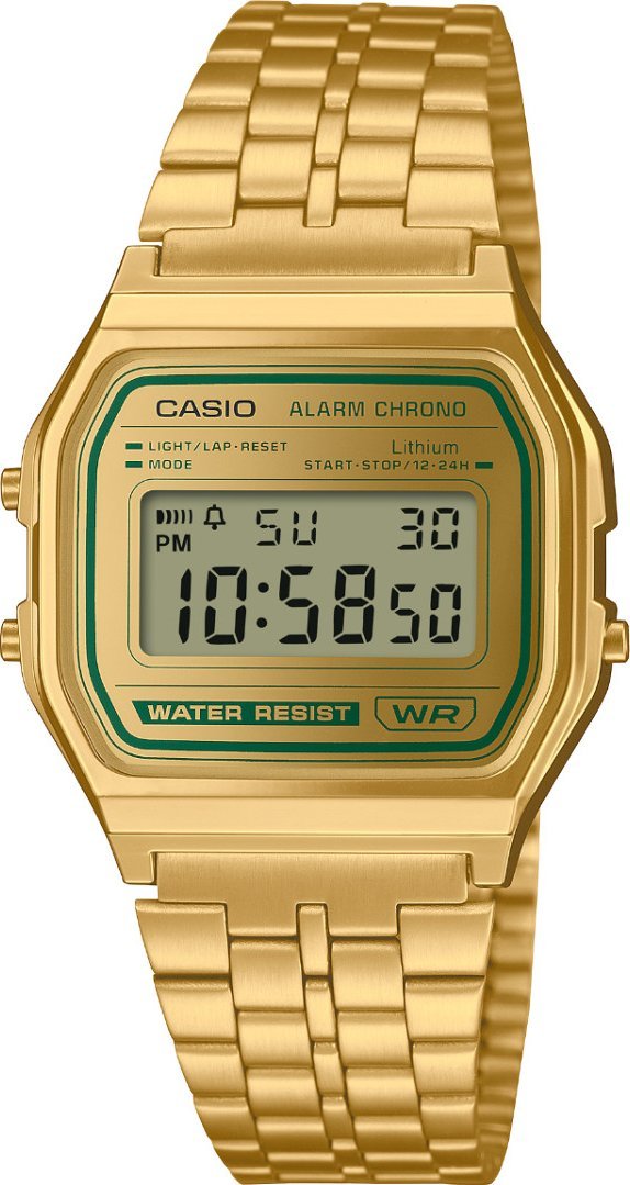 Zegarek damski Casio A158WEGV-9AEF złoty