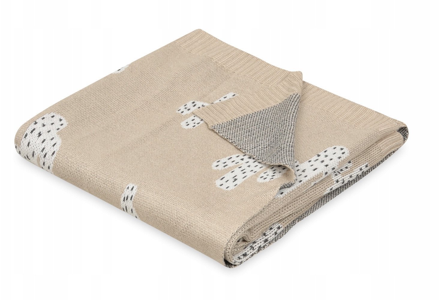 Kocyk PATTERN bambusowy 80x100