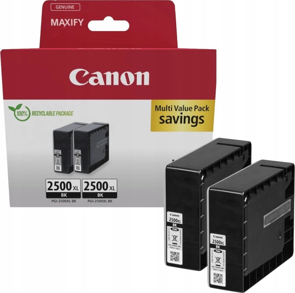 Tusz Canon CANON PGI-2500XL Ink Cartridge BK TWIN