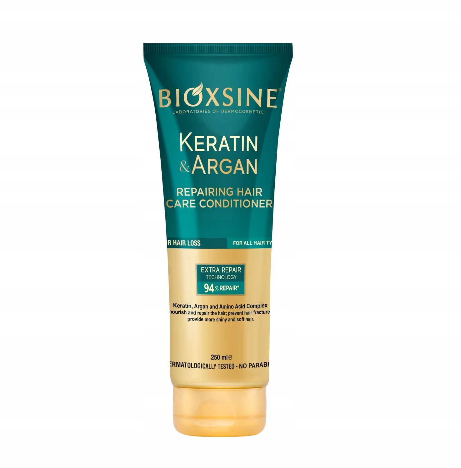 BIOXCIN atstatomasis plaukų kondicionierius su Keratinu ir Argano aliejumi, 250 ml
