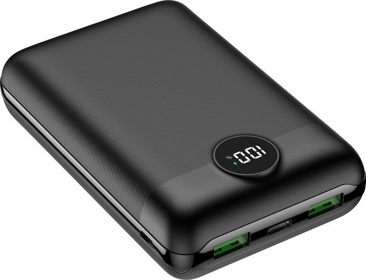 Powerbank Bateria zewnętrzna (POWER BANK) VEGER S20 - 20 000mAh LCD Quick Charge PD22,5W czarny