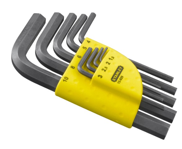 Stanley Zestaw kluczy imbusowych hex typ L 1,5-10mm 10szt. (13-929)