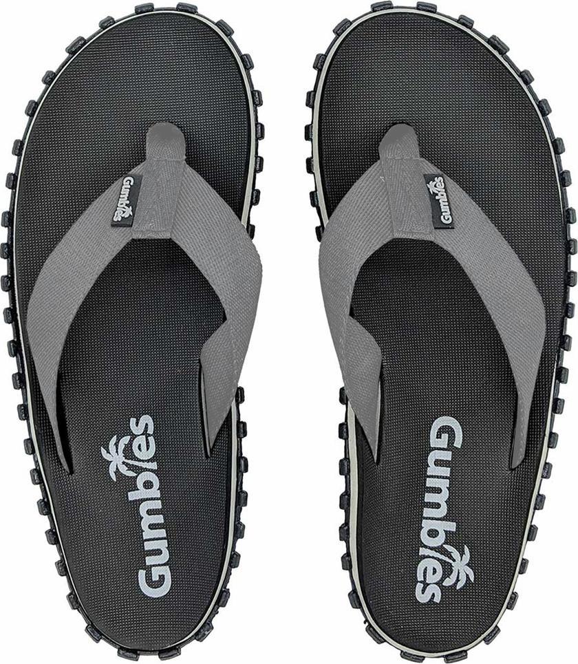 Japonki męskie Gumbies Gumbies unisex Duckbill Flip Flops - czarno-szare 45
